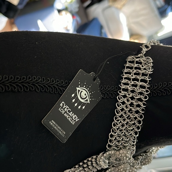 Eye candy Los Angeles, skeleton, rhinestone, necklace, new tags eye candy - Picture 7 of 7